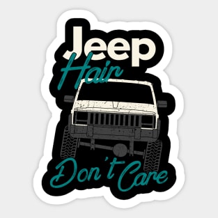 Jeep Hair Don't Care Sticker